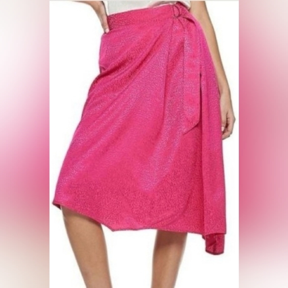Nine West Dresses & Skirts - Nine West Asymmetrical Hot Pink Skirt Size Medium NWT